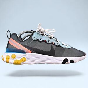 Nike React Element 55 Ocean Cube Men's Sneakers Size 9.5 BQ6166-300